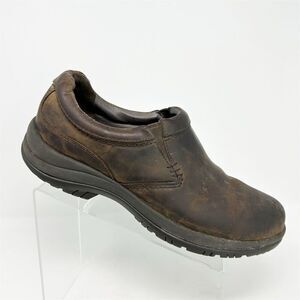 Dansko Men's Wynn Brown Leather Slip-On Loafers Size 46 (US Size 12.5-13)